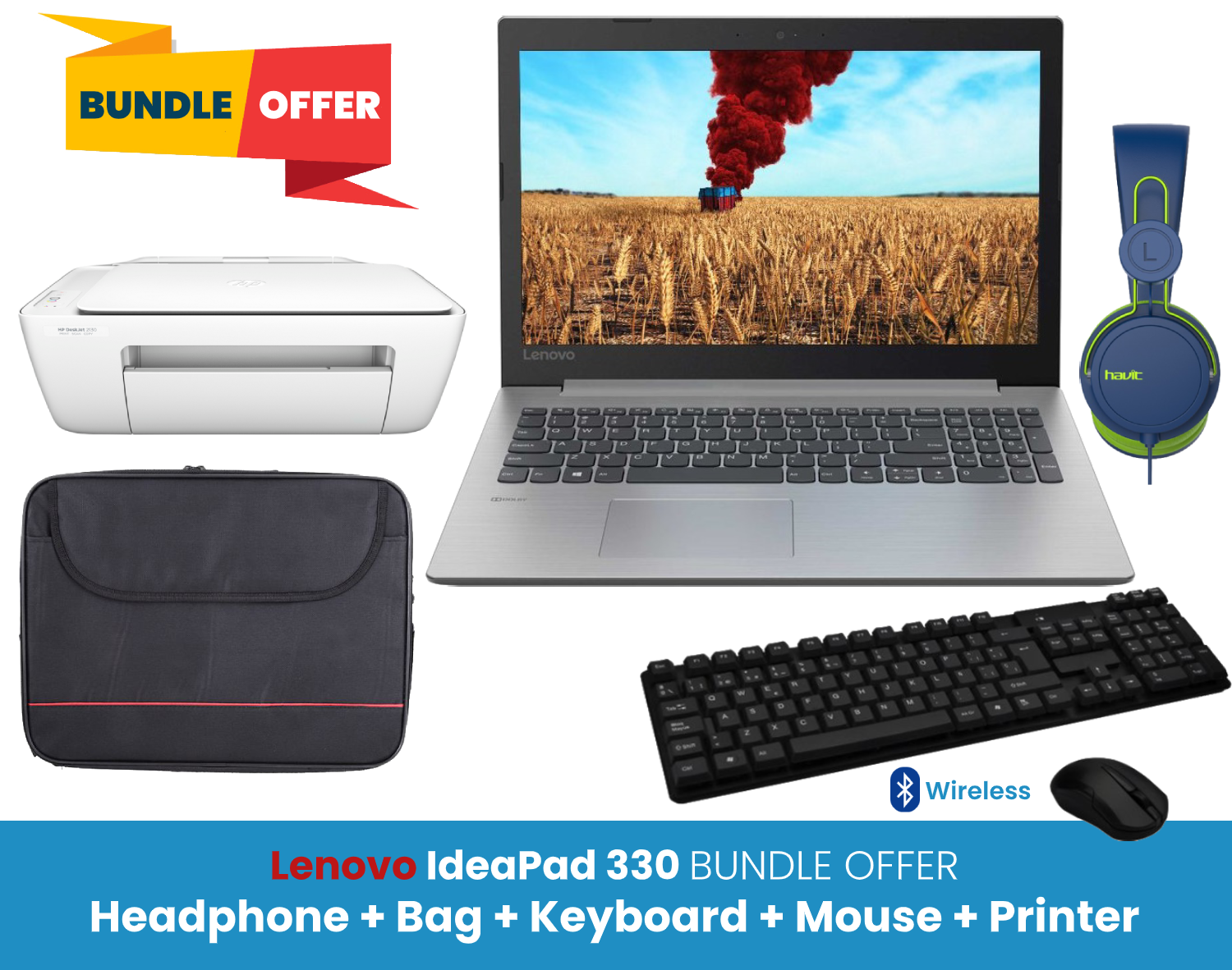 laptop with printer offer