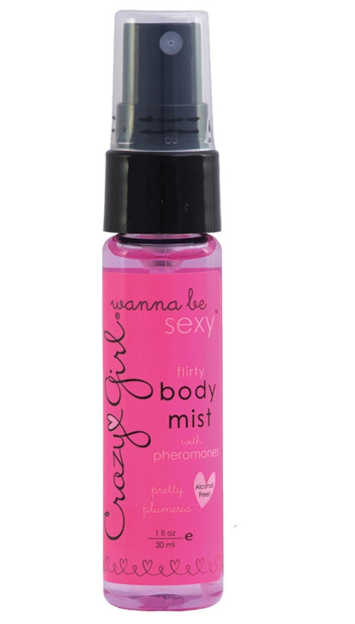 Crazy Girl Flirty Body Mist with Pheromones Pretty Plumeria Buy