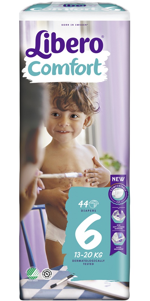 Libero Comfort 6 Baby Nappies 8 Packs of 22 13-22kg