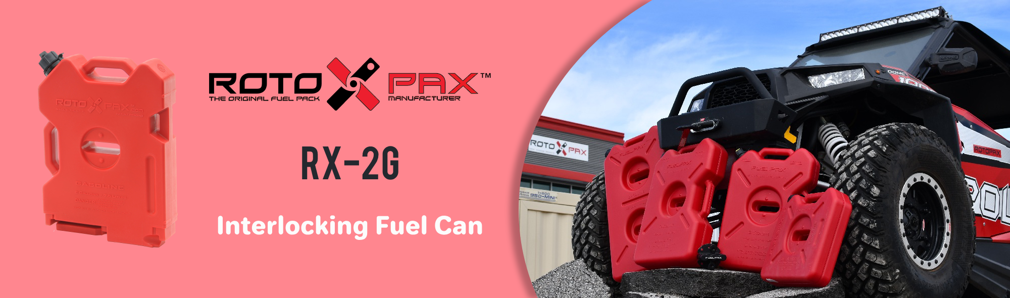 Rotopax Rx 2g 2 Gallon Red Interlocking Fuel Can Buy Online