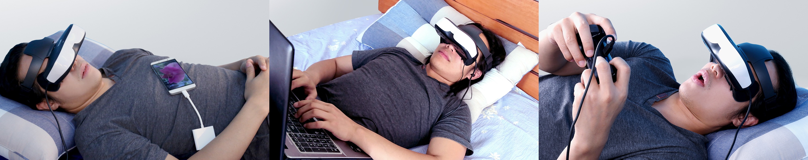 Vision 3d High Definition Vr Head Mounted Display With Android Os