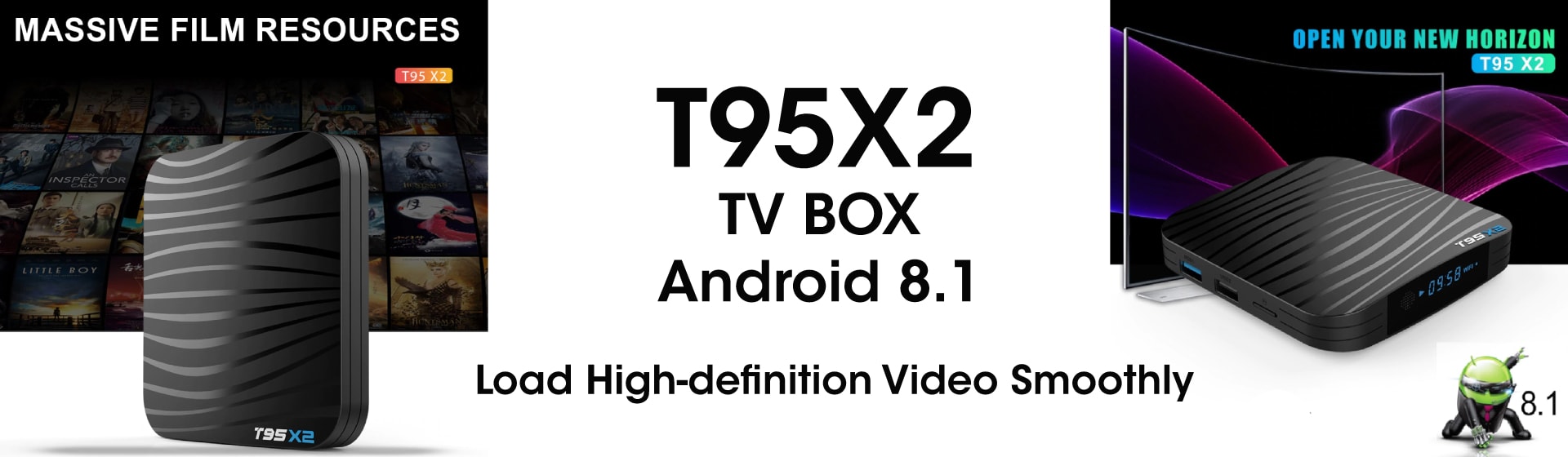 T95x2 Android 8 1 Tv Box Amlogic S905x2 4gb Ram And 64gb Hdd Buy