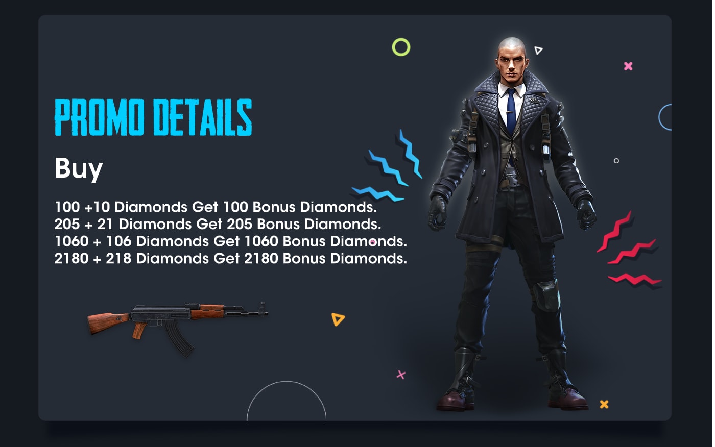 Garena Free Fire Pins 100 10 Diamonds Get 100 Bonus Diamonds For 1st Redemption Buy Online Ubuy Kuwait