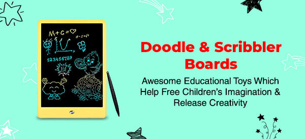 Doodle & Scribbler Boards Awesome Educational Toys Which Help Free Children’s Imagination & Release Creativity