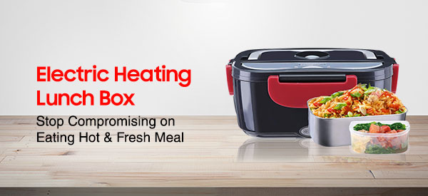 Electric Heating Lunch Box - Stop Compromising on Eating Hot & Fresh Meal