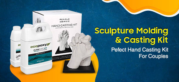 Sculpture Molding and Casting Kit - Pefect Hand Casting Kit For Couples