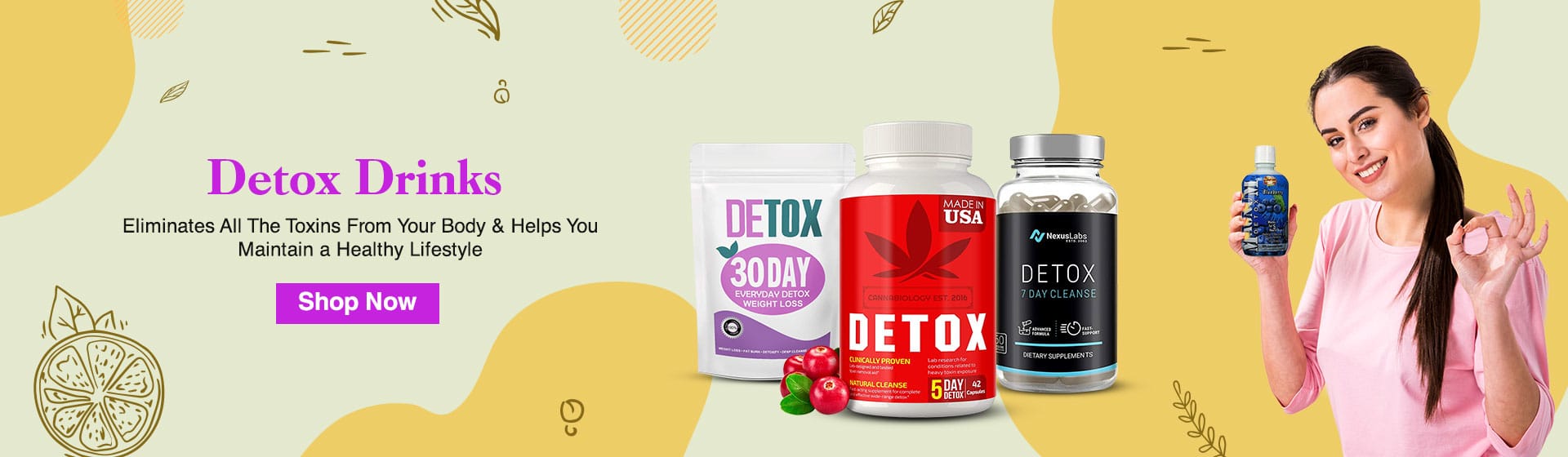 Detox Drinks - Eliminates All The Toxins From Your Body and Helps You Maintain a Healthy Lifestyle