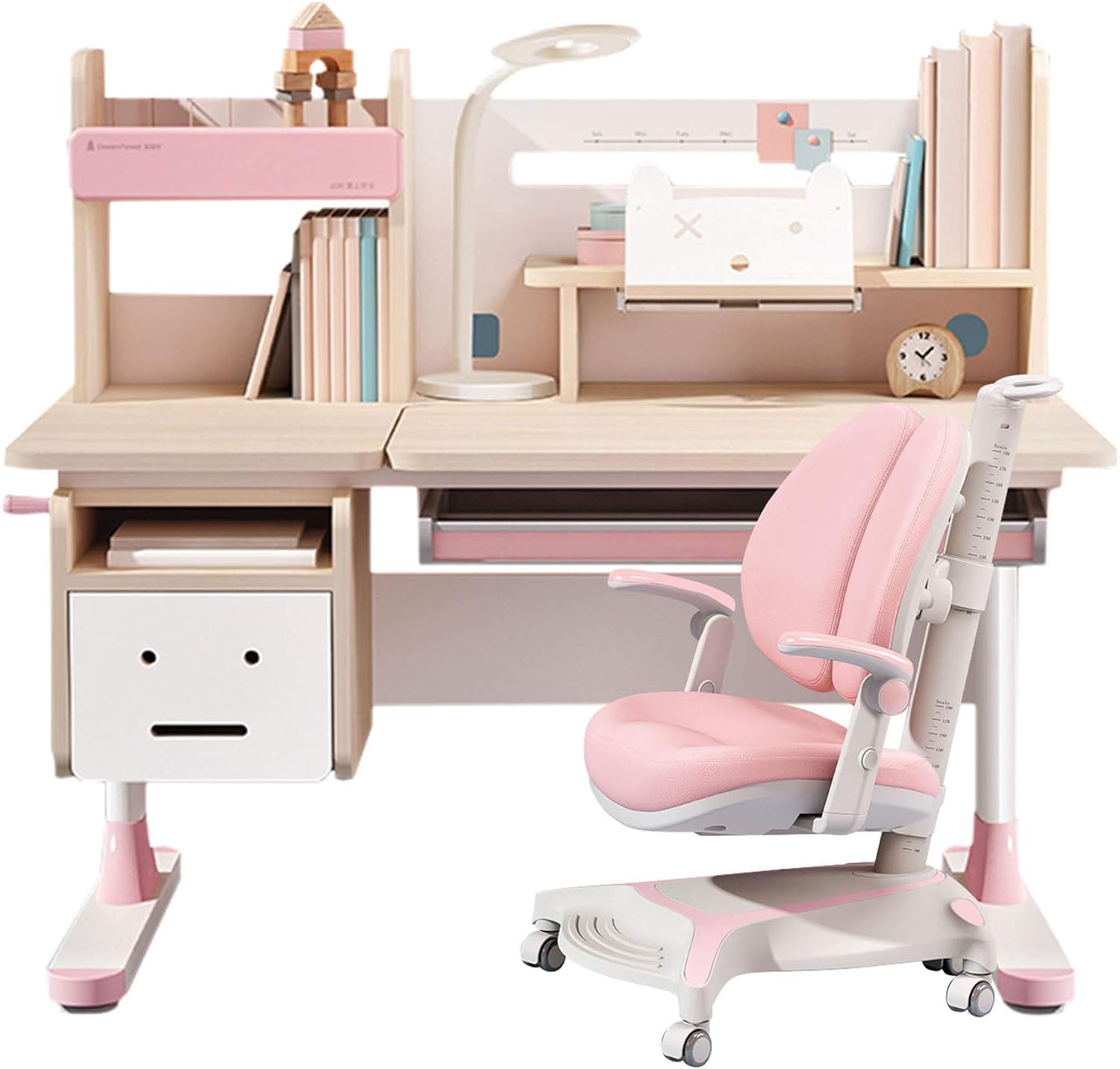 FCD Wood Adjustable Height Kids Study Desk